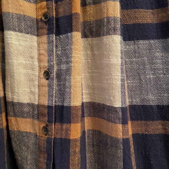 Free People Peppy in Plaid Button Up Blouse, Size XS - Picture 11 of 13